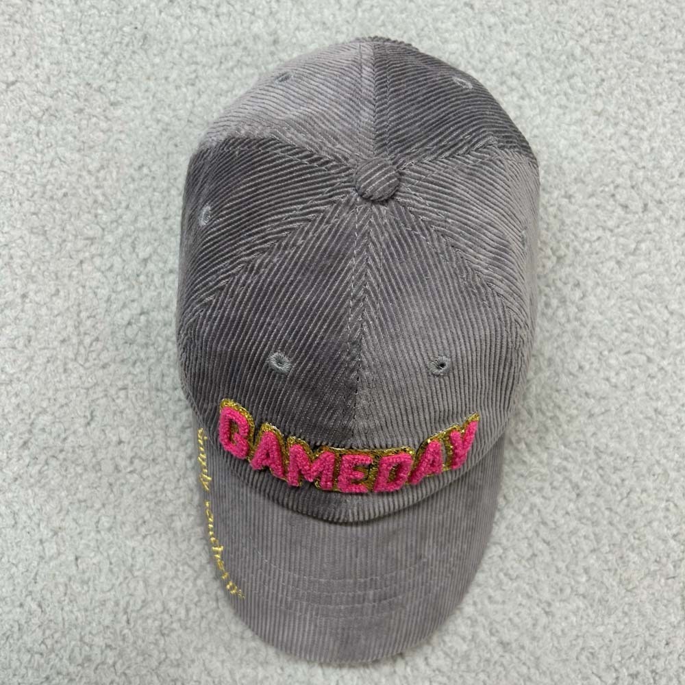 Simply Southern Hat One Size Baseball Cap Gameday Corduroy Preppy - Picture 4 of 11